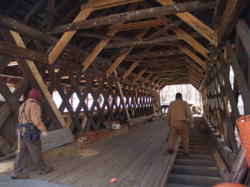 Creamery Bridge. Photo by Joanne Esau, February 9, 2007